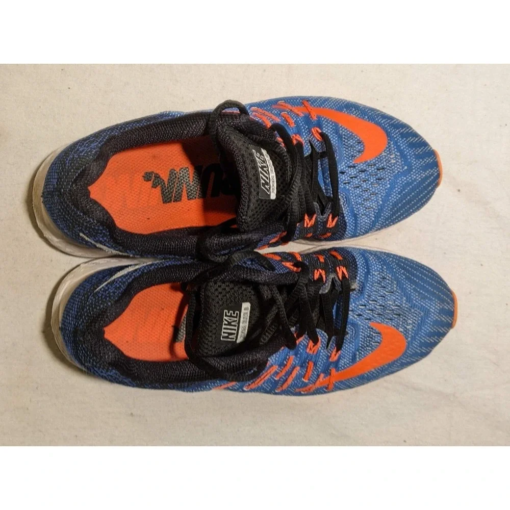 Nike Air Zoom Elite 8 Size US Womens 7.5 Blue Running Trainers - Picture 3 of 9